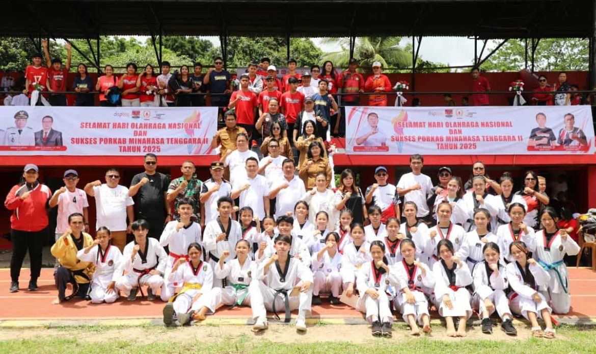 Bupati Ronald Kandoli Resmi Buka PORKAB II Minahasa Tenggara, Ajak Atlet Junjung Tinggi Sportivitas