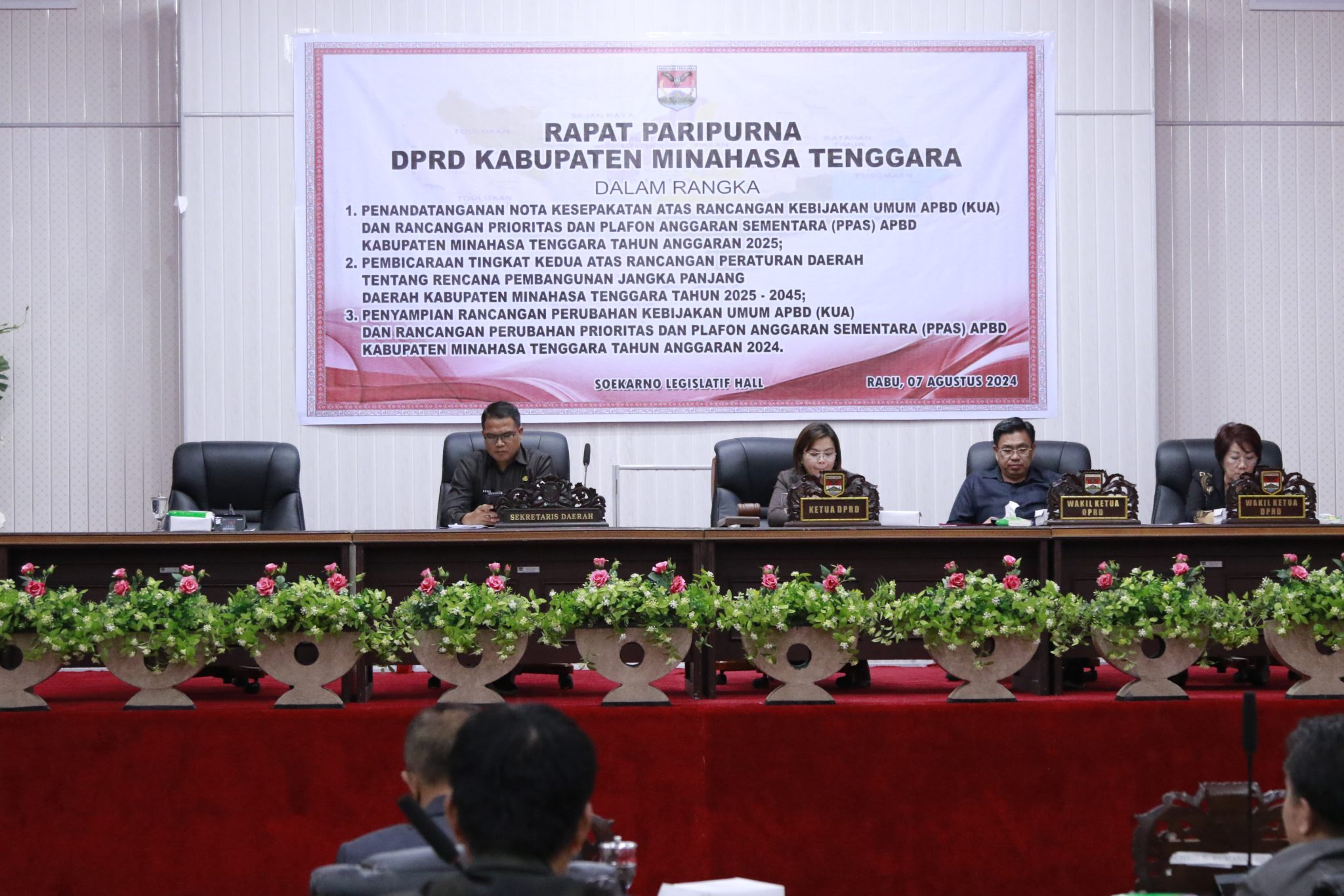 Penandatanganan Nota Kesepakatan KUA-PPAS APBD 2025