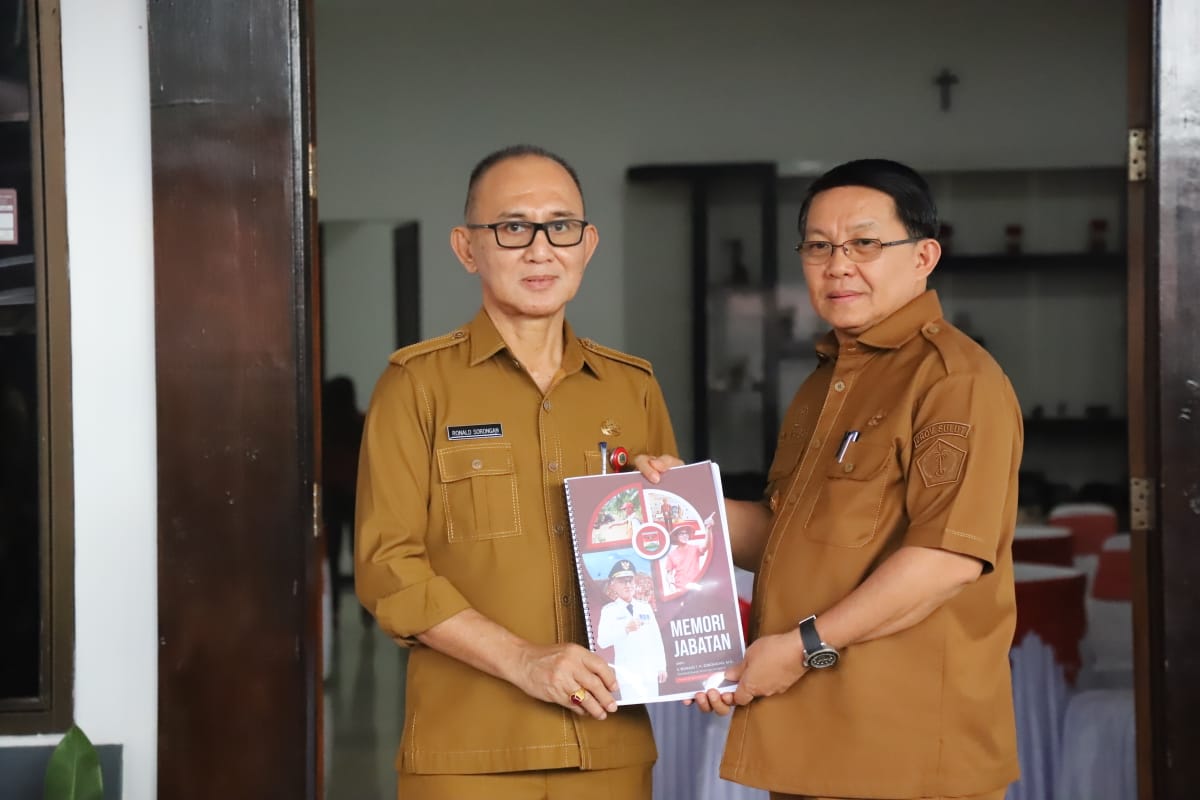 Serah Terima Jabatan Pj. Bupati Minahasa Tenggara