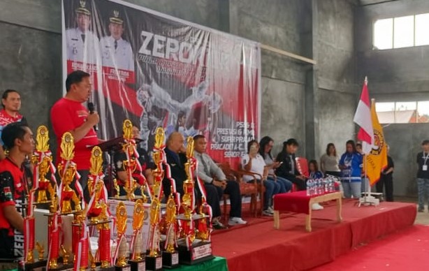 Wakil Bupati Fredy Tuda Membuka Kegiatan Zerokick Open Turnamen Tahun 2025