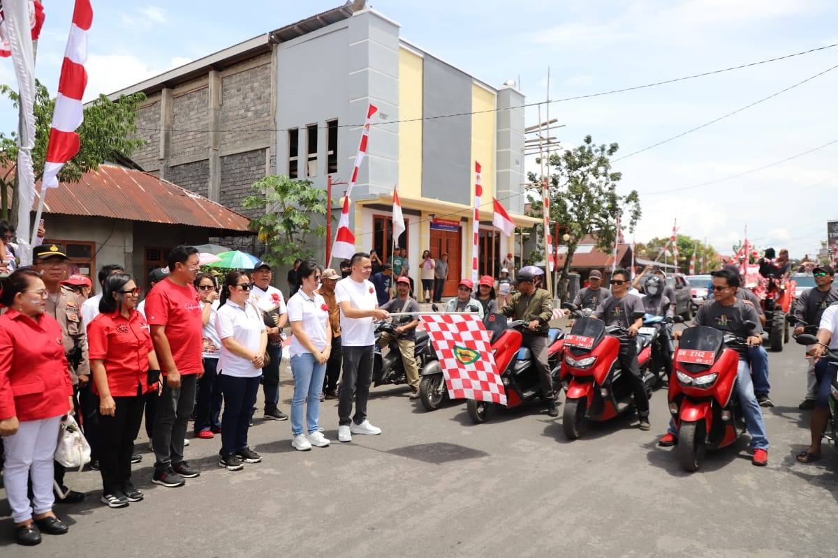 Pawai Pembangunan Meriahkan Puncak Peringatan HUT ke-80 RI di Minahasa Tenggara