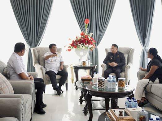 Bupati Ronald Kandoli Bertemu Gubernur Sulut, Perkuat Sinergi Pembangunan Daerah